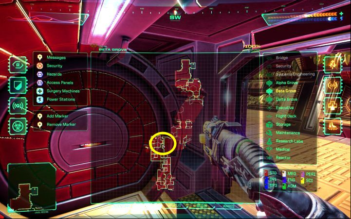 Due to the high contamination in the Beta Grove, you should - System Shock Remake: Jettisoning the Beta Grove at the Executive level - puzzle description - Puzzles - System Shock Remake Guide
