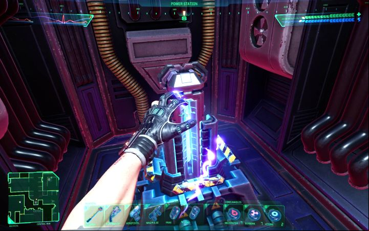 How to unlock: Recharge Energy at Power Stations 20 times - System Shock Remake: Trophies / Achievements - list of all, trophy guide - Appendix - System Shock Remake Guide
