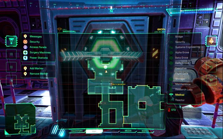 You can't open the Armory with any keycard or 3-digit code - System Shock Remake: Where is the Medical Armory code? - FAQ - System Shock Remake Guide