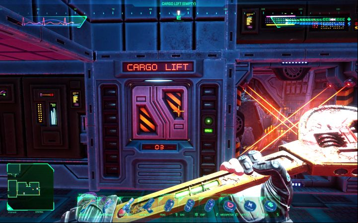 You can mitigate your inventory problems by using freight elevators - System Shock Remake: How to increase the inventory capacity? - FAQ - System Shock Remake Guide