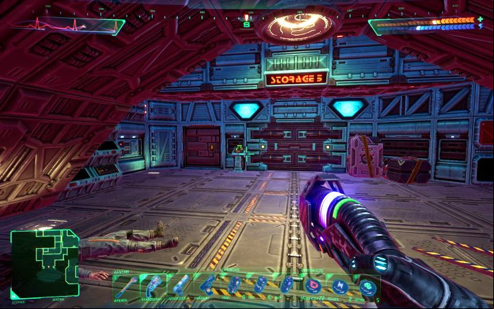 On this deck, there are 9 different sized halls and storage rooms - System Shock Remake: Interactive map - Basics - System Shock Remake Guide