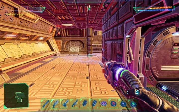 This is 1 out of the 3 covered locations that you will reach from the Executive deck - System Shock Remake: Interactive map - Basics - System Shock Remake Guide