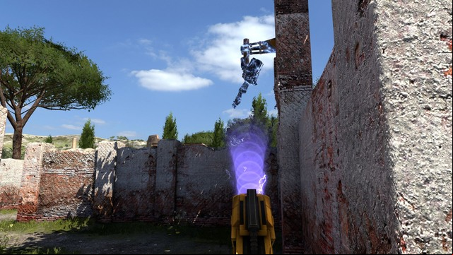Watch out for two turrets, one on the left and one on the right side. - A3 | World A - World A - The Talos Principle Game Guide
