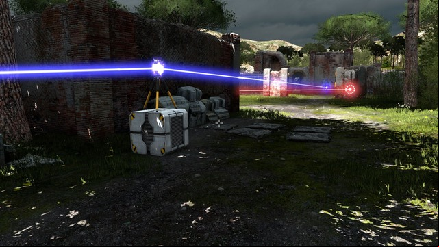 Use the different altitude of the location of the sockets. - A5 | World A - World A - The Talos Principle Game Guide