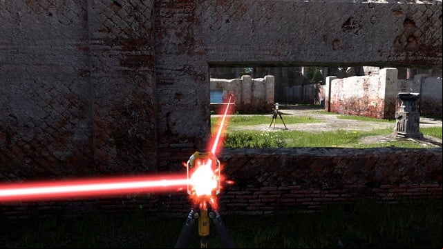 The ball mustnt disturb you while opening the door with a connector. - A6 | World A - World A - The Talos Principle Game Guide