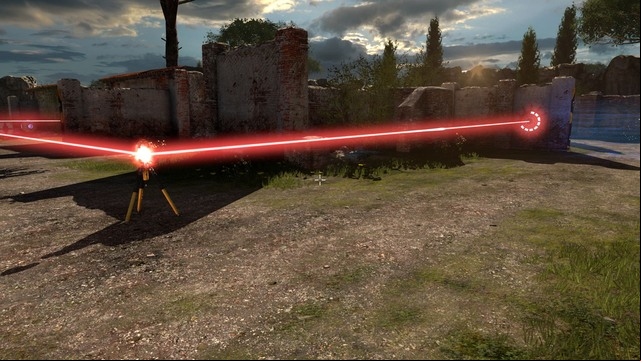 One of the balls must be stopped with a hexahedron. - A7 | World A - World A - The Talos Principle Game Guide