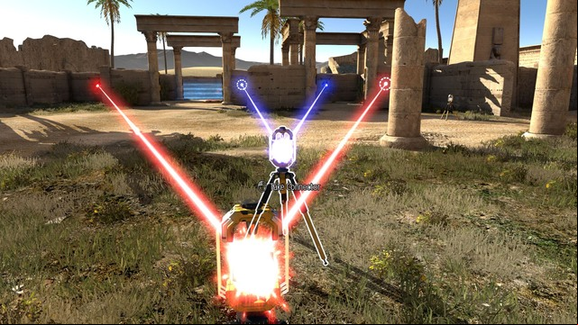 Laser beams cannot intercept each other. - B1 | World B - World B - The Talos Principle Game Guide