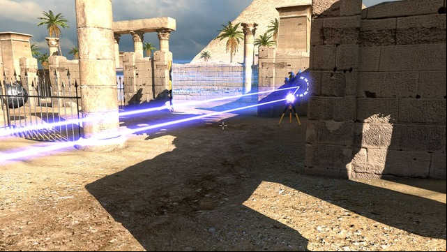 Use the opportunity to walk through the door. - B7 | World B - World B - The Talos Principle Game Guide