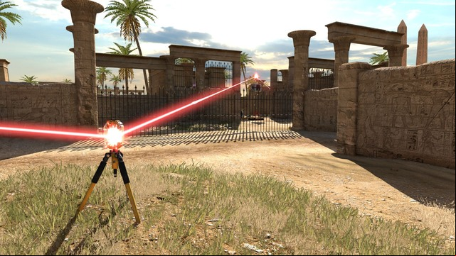 This is how you avoid the fence. - B7 | World B - World B - The Talos Principle Game Guide