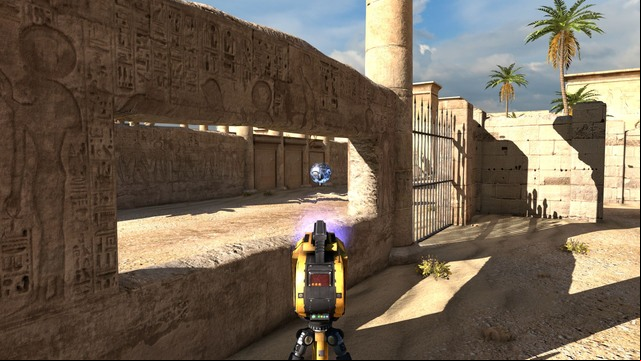 Stop the ball for few seconds. - B7 | World B - World B - The Talos Principle Game Guide