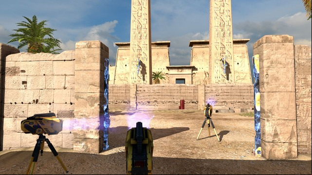 Stop the turrets. - B7 | World B - World B - The Talos Principle Game Guide