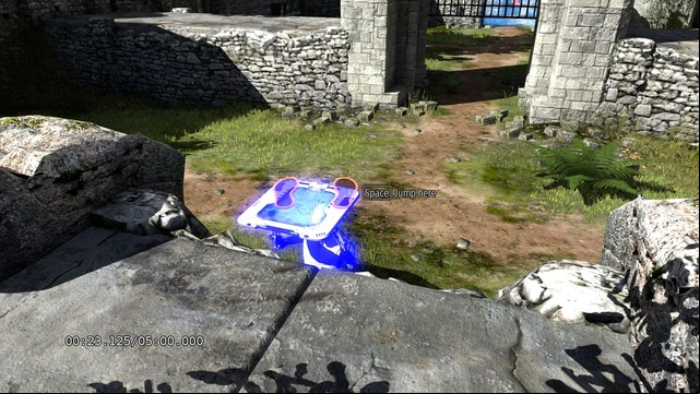 Just stand on the platform. - C2 | World C - World C - The Talos Principle Game Guide