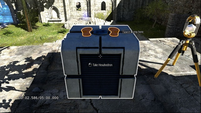 You must move the hexahedron and the connector to up. - C4 | World C - World C - The Talos Principle Game Guide