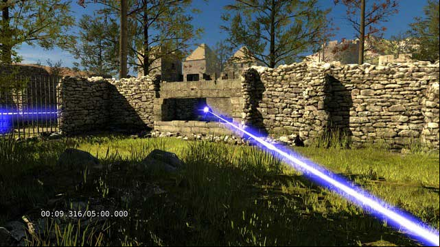 Link two connectors through the hole. - C5 | World C - World C - The Talos Principle Game Guide
