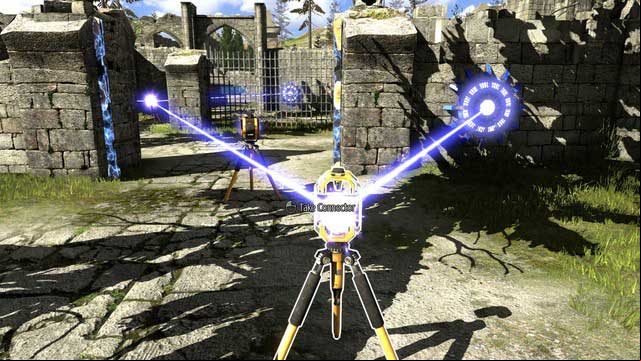 Move the connector more and more forward in this way. - C6 | World C - World C - The Talos Principle Game Guide