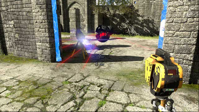 Watch out for metal balls. - C6 | World C - World C - The Talos Principle Game Guide