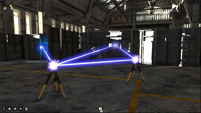 Connectors placed in such way will open the door. - Floor 1 | The Tower - The Tower - The Talos Principle Game Guide