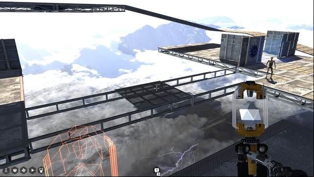 Cooperate with the friendly robot. - Tower ending | The Tower - The Tower - The Talos Principle Game Guide