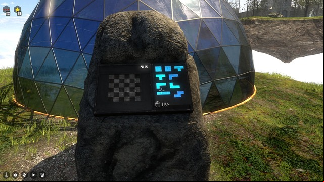 Solving the riddle will unlock required device. - Island A | Messengers and Stars - Messengers and Stars - The Talos Principle Game Guide