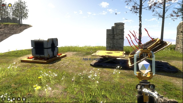 Get to the other side with the connector. - Island A | Messengers and Stars - Messengers and Stars - The Talos Principle Game Guide