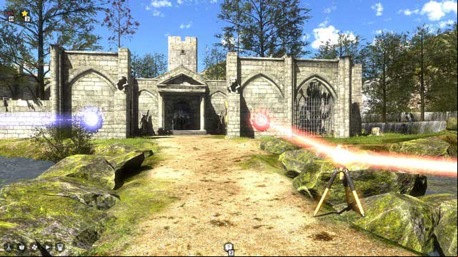 The door before the last messenger are open. - Island C | Messengers and Stars - Messengers and Stars - The Talos Principle Game Guide
