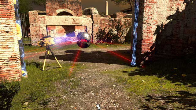 Watch out for metal ball. - World A - bonus levels | Messengers and Stars - Messengers and Stars - The Talos Principle Game Guide
