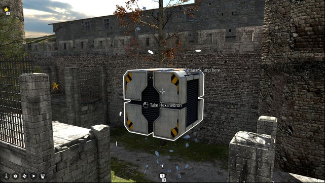 Hexahedron in the air. - World C - stars | Messengers and Stars - Messengers and Stars - The Talos Principle Game Guide