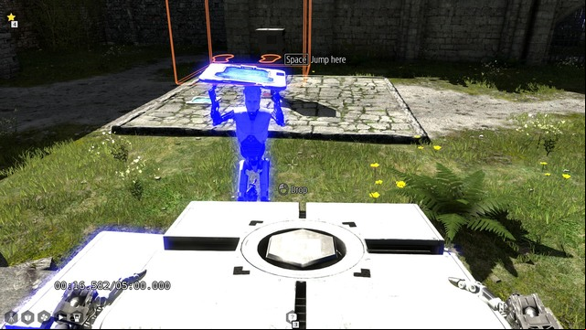 Jump on the platform. - World C - stars | Messengers and Stars - Messengers and Stars - The Talos Principle Game Guide