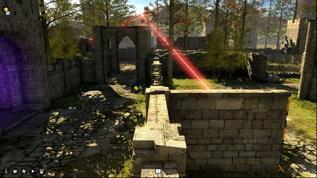 Walk through the thin wall. - World C - stars | Messengers and Stars - Messengers and Stars - The Talos Principle Game Guide