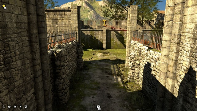 Jump to the wall on the left side. - World C - stars | Messengers and Stars - Messengers and Stars - The Talos Principle Game Guide