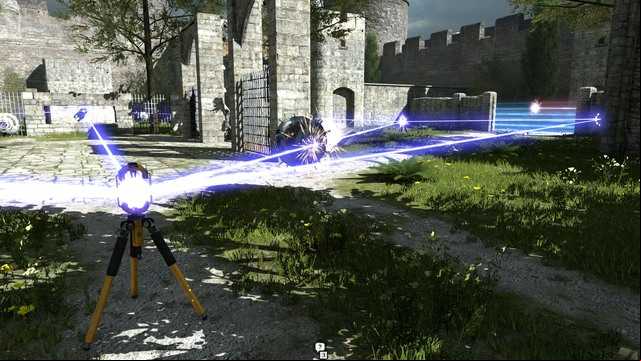 Blue connectors setting. - World C - bonus levels | Messengers and Stars - Messengers and Stars - The Talos Principle Game Guide
