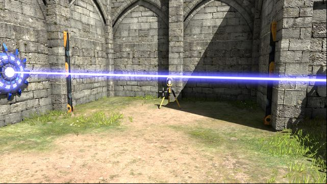 Take the additional connectors from behind the gate - So Close, So Far | World 1 - World 1 - The Talos Principle Game Guide