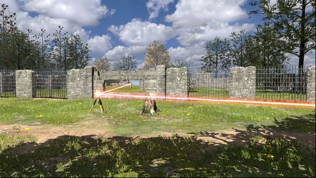 Use the window to direct the beam correctly - Open Field | World 1 - World 1 - The Talos Principle Game Guide