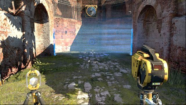 Take all of the things to the other side of the gate. - Harmony | World 3 - World 3 - The Talos Principle Game Guide