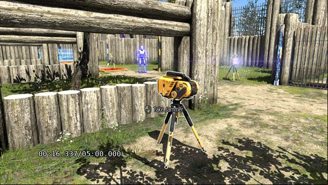 Make it to the end of the corridor to find the jammer - Press and Jam | World 4 - World 4 - The Talos Principle Game Guide