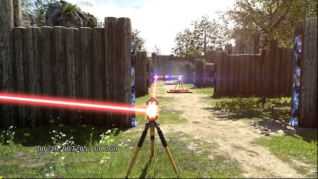 Follow the corridor and release the robot with the lever at the end - Press and Jam | World 4 - World 4 - The Talos Principle Game Guide