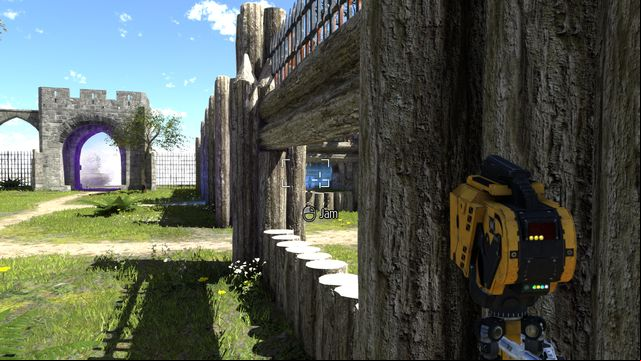 First of all, disable the gate with the jammer - Air Delivery | World 4 - World 4 - The Talos Principle Game Guide
