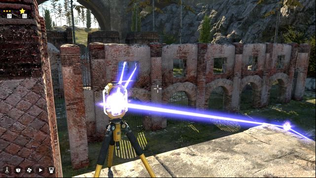 Connect the buttons with the source, by mounting it on the wall - World 3 | All Stars - All Stars - The Talos Principle Game Guide