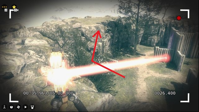 While recording, set jammers in the way that grants you an uninterrupted age to the end of the stage, while you are playing it - World 4 | All Stars - All Stars - The Talos Principle Game Guide