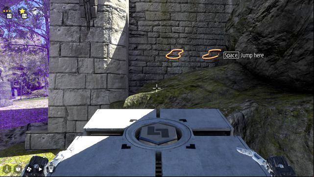 By the barrier, there is an approach over the rocks - World 4 | All Stars - All Stars - The Talos Principle Game Guide