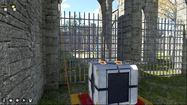 The cube on the button that releases the star - World 4 | All Stars - All Stars - The Talos Principle Game Guide
