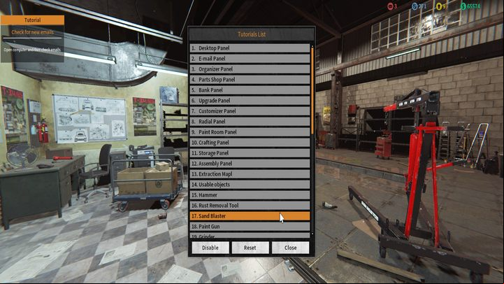 Open the help menu using the F1 key. - Starting tips for Tank Mechanic Simulator - Basics - Tank Mechanic Simulator Guide
