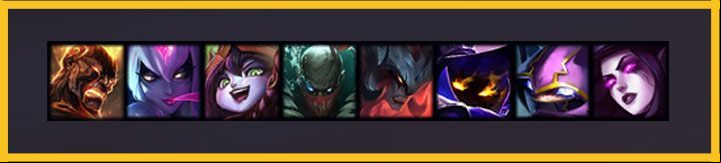 Squad: Pyke, Kennen, Lulu, Veigar, Morgana, Evelynn, Aatrox, Brand - The best characters - TFT Tier List - Basics - Teamfight Tactics Guide