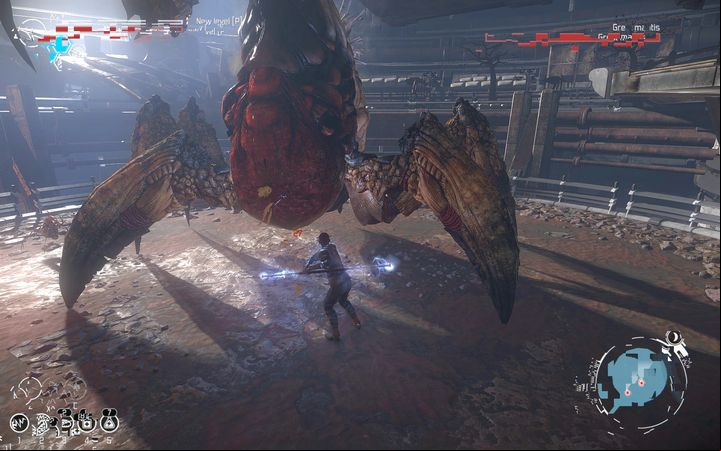 Attack the red sac of the beast. - Initiation | Chapter 1 Quests - Chapter 1 quests - The Technomancer Game Guide