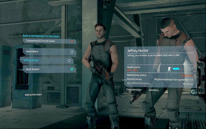 Select your companions - those can be changed at any moment of the game. - Fighting for Abundance | Chapter 1 Quests - Chapter 1 quests - The Technomancer Game Guide