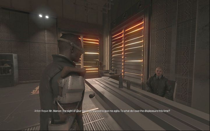Anton Rogue - negotiate the release of the merchants with this man. - Finding Earth | Chapter 1 Quests - Chapter 1 quests - The Technomancer Game Guide