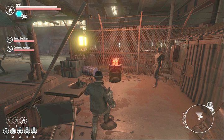Deliver the stone to Begs mother standing near the bar. - Side quests in The Exchange - Side quests - The Technomancer Game Guide