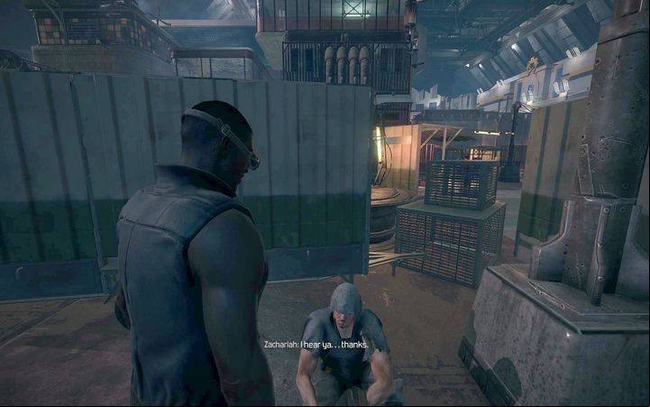 One of the beggars can be found nearby, but they arent very talkative. - Side quests in The Exchange - Side quests - The Technomancer Game Guide