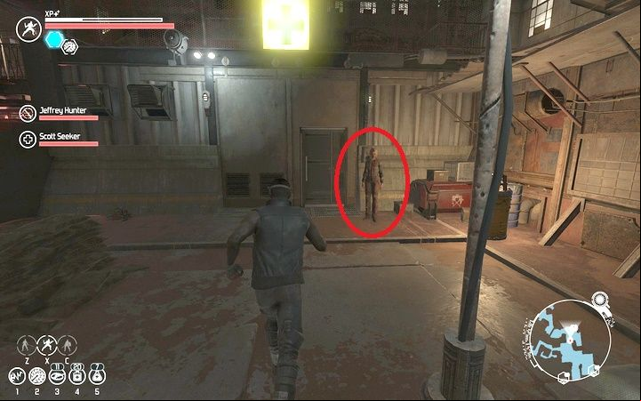 You will find Veronika standing near the second closed clinic in the Slums. - Side quests in The Slums - Side quests - The Technomancer Game Guide