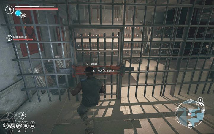 The lock on the door leading to the quartermaster warehouse can be opened with a key from a nearby closet, or with the second level of Locks. - Side quests in The Slums - Side quests - The Technomancer Game Guide